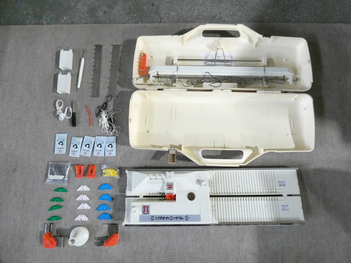 ■ハマナカニードル 編み機/編機 型番不明 手芸/ハンドクラフト 動作未確認 ジャンク＠100(04)の画像1