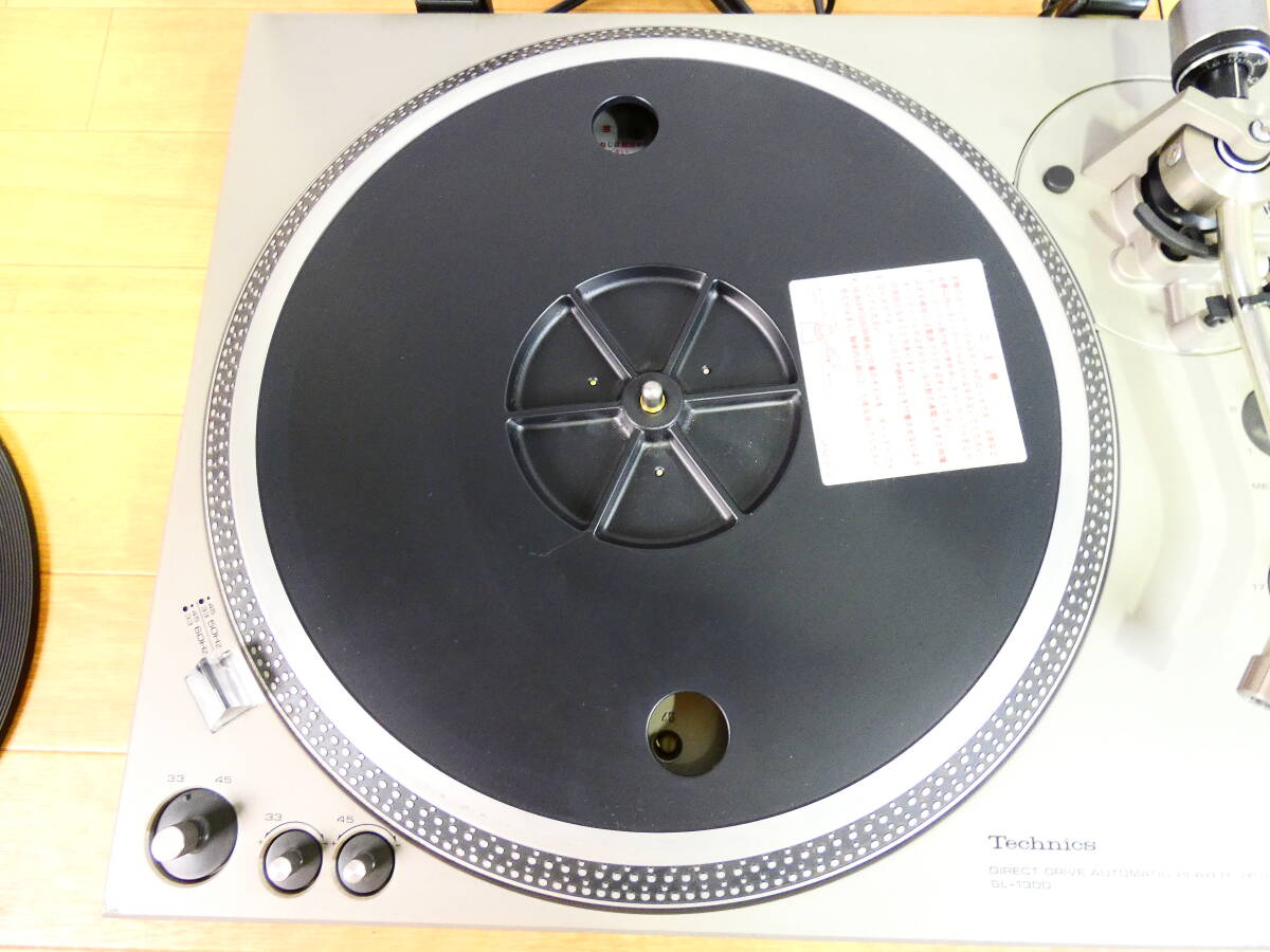 Technics テクニクス SL-1300 レコードプレーヤー/ターンテーブル 音響機器 オーディオ ※ジャンク/音出しOK！ @120 (4)の画像3