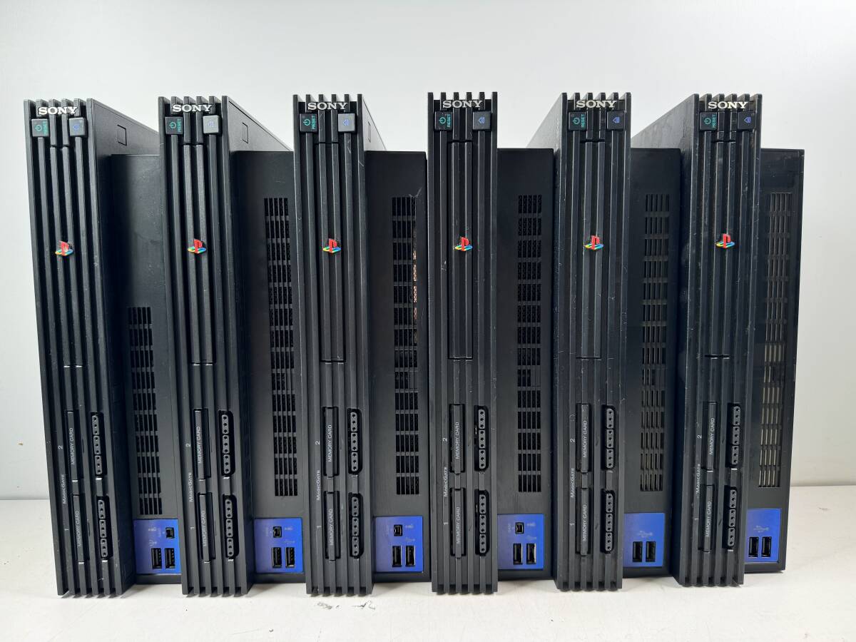 ♪【中古】PlayStation 2 本体 6台 まとめ SCPH- 15000 30000 50000 プレイステーション2 PS2 プレステ2 動作未確認 @120(4)の画像1