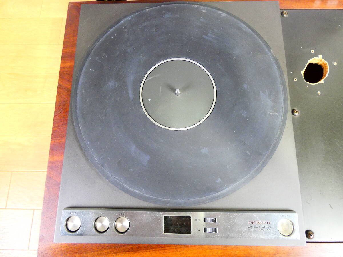 S) Pioneer パイオニア MU-3000 ターンテーブル 音響機器 オーディオ ※現状渡し/再生OK！ @140 (5)の画像4