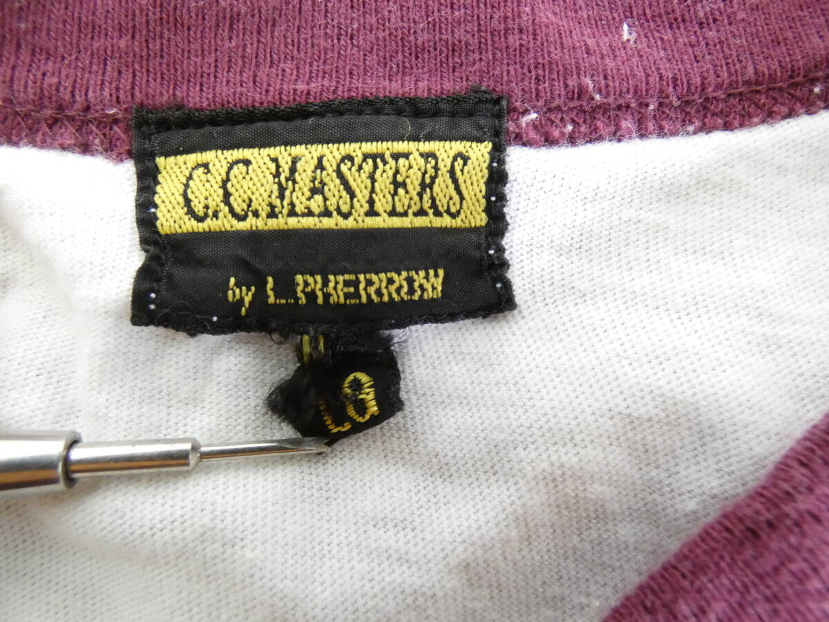 * C.C.MASTERS PHERROW*S Lynn ga- T-shirt LG Fellows si- Seamaster z@ postage 520 jpy 