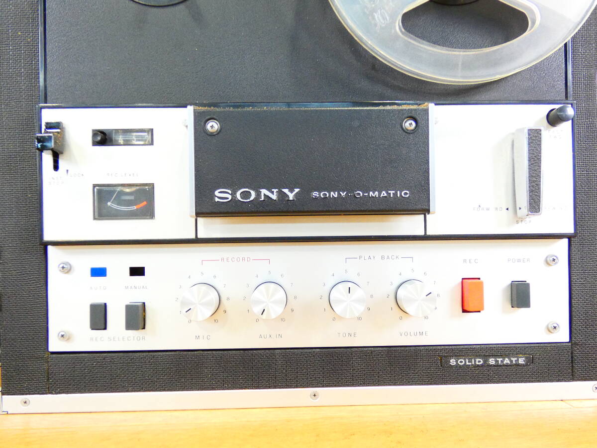 SONY TAPECORDER TC-365 ソニー オープンリールデッキ テープレコーダー オーディオ機器 ② ※通電OK ジャンク＠120(5)_画像3