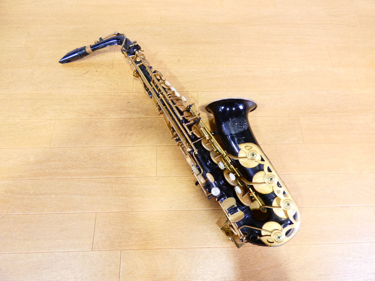 *[USED!ORIENT alto saxophone pattern number unknown * Orient / wind instruments / case attaching / necessary repair * present condition goods @120(4)]