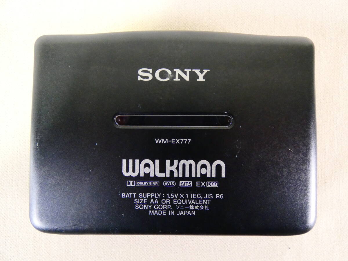 SONY Sony WM-EX777 cassette Walkman sound equipment audio * Junk / electrification OK! @ postage 520 jpy (5)