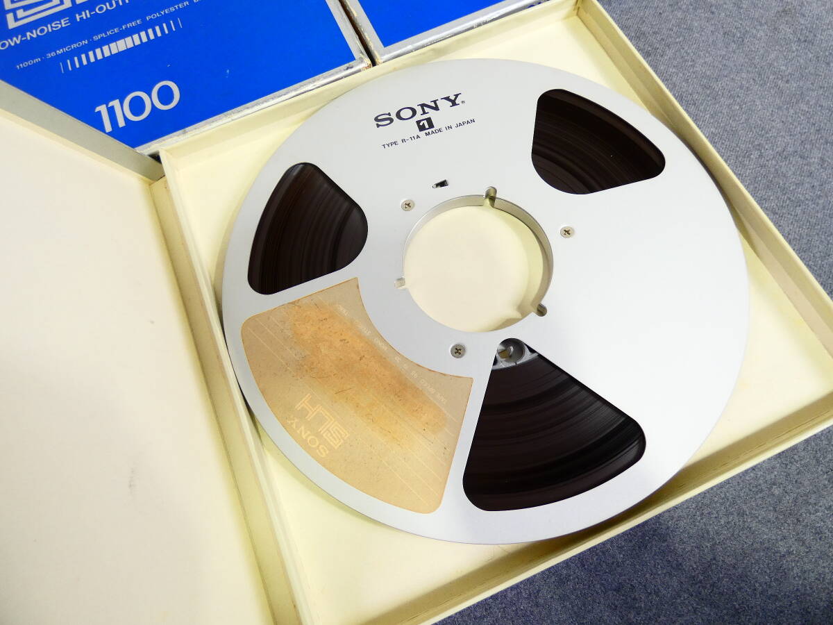SONY Sony 10 number 3ps.@ summarize metal reel open reel tape * Junk @80(5)