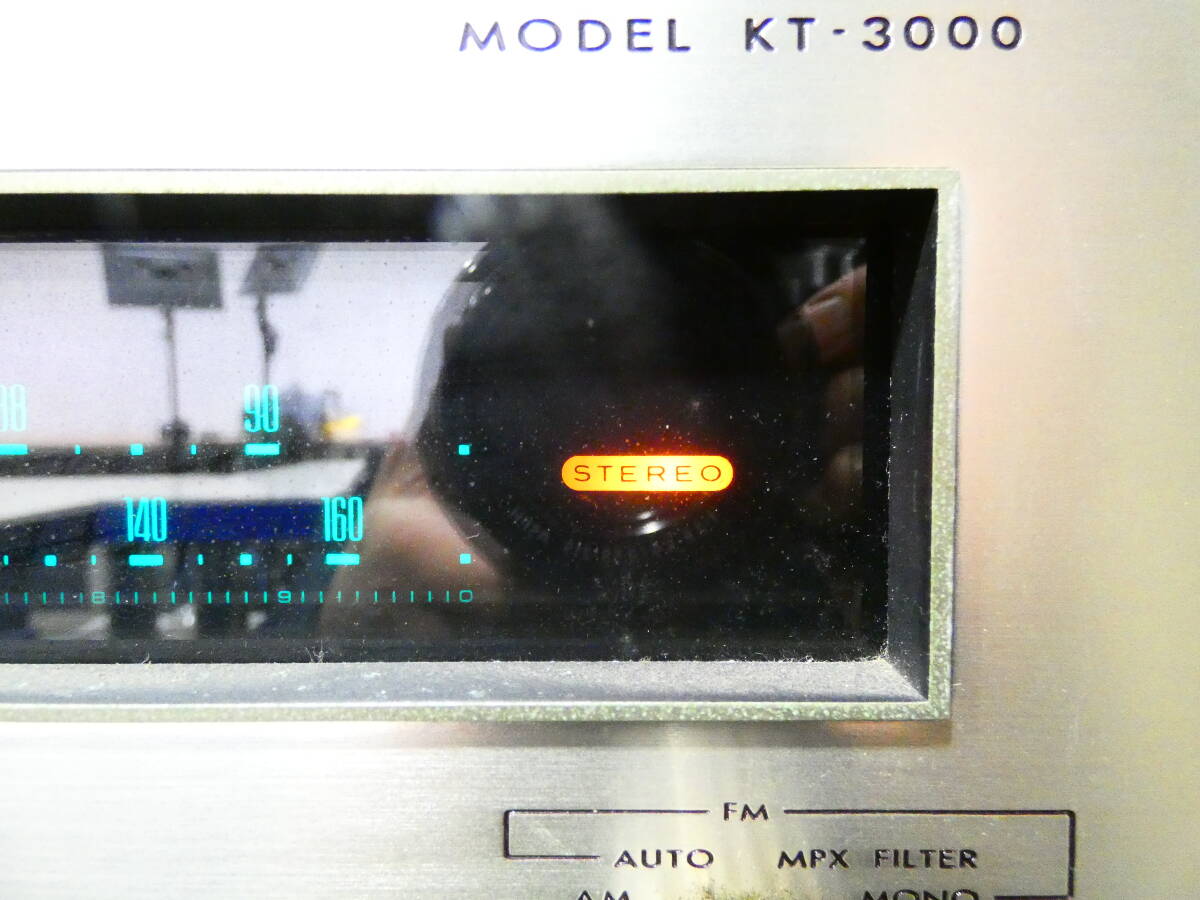 S) TRIO トリオ KT-3000 FM/AMステレオチューナー 音響機器 オーディオ @100 (5)_画像2