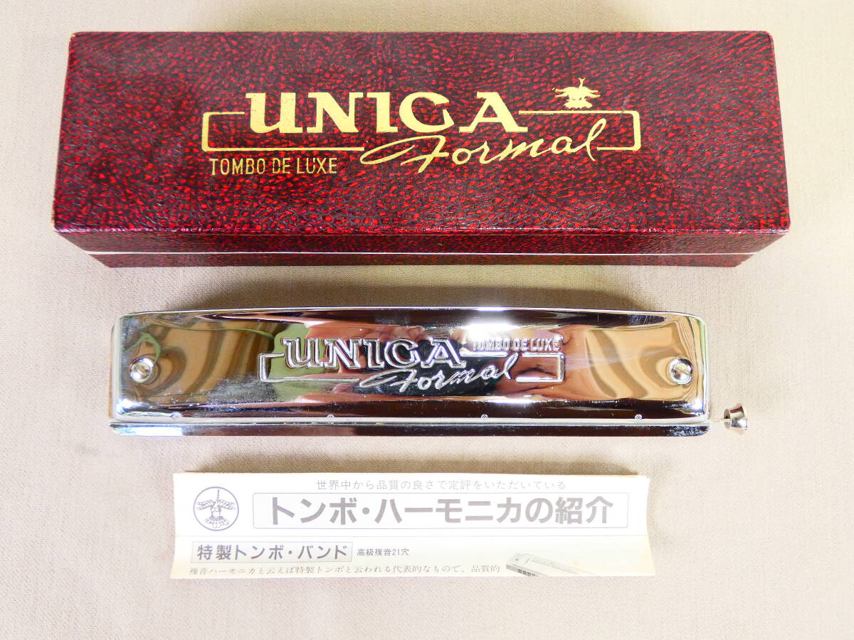 TOMBO トンボ クロマチック ハーモニカ UNICA ユニカ フォーマル No.1844 ＠送料520円(5)_画像1