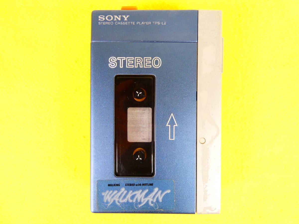 SONY Sony WALKMAN first generation Walkman cassette player TPS-L2 sound equipment audio * Junk / electrification OK! @ postage 520 jpy (5)