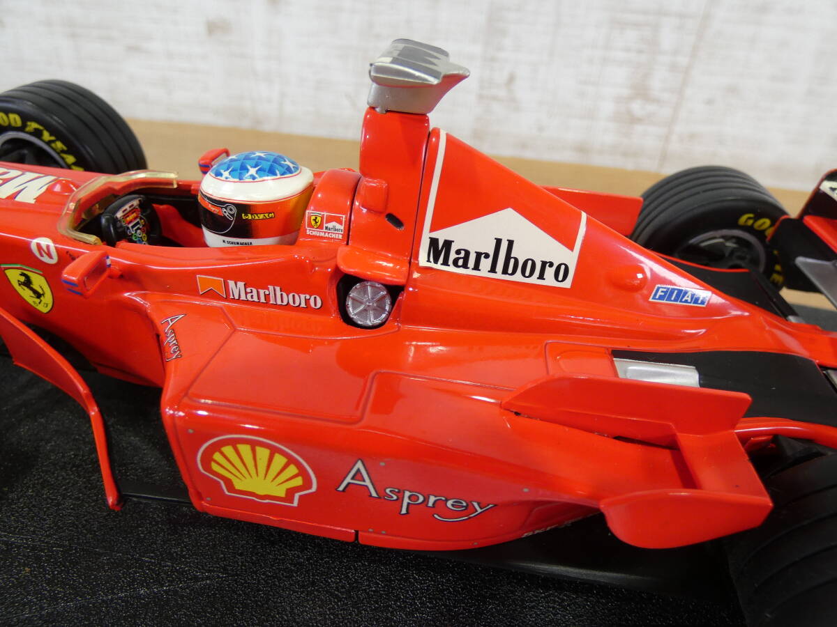 ◎MATTEL/マテル社 ミニカー ホットウィール 1998 フェラーリ F300 1/18スケール ミハエル・シューマッハ コレクション 箱付き ＠80(5)_画像9