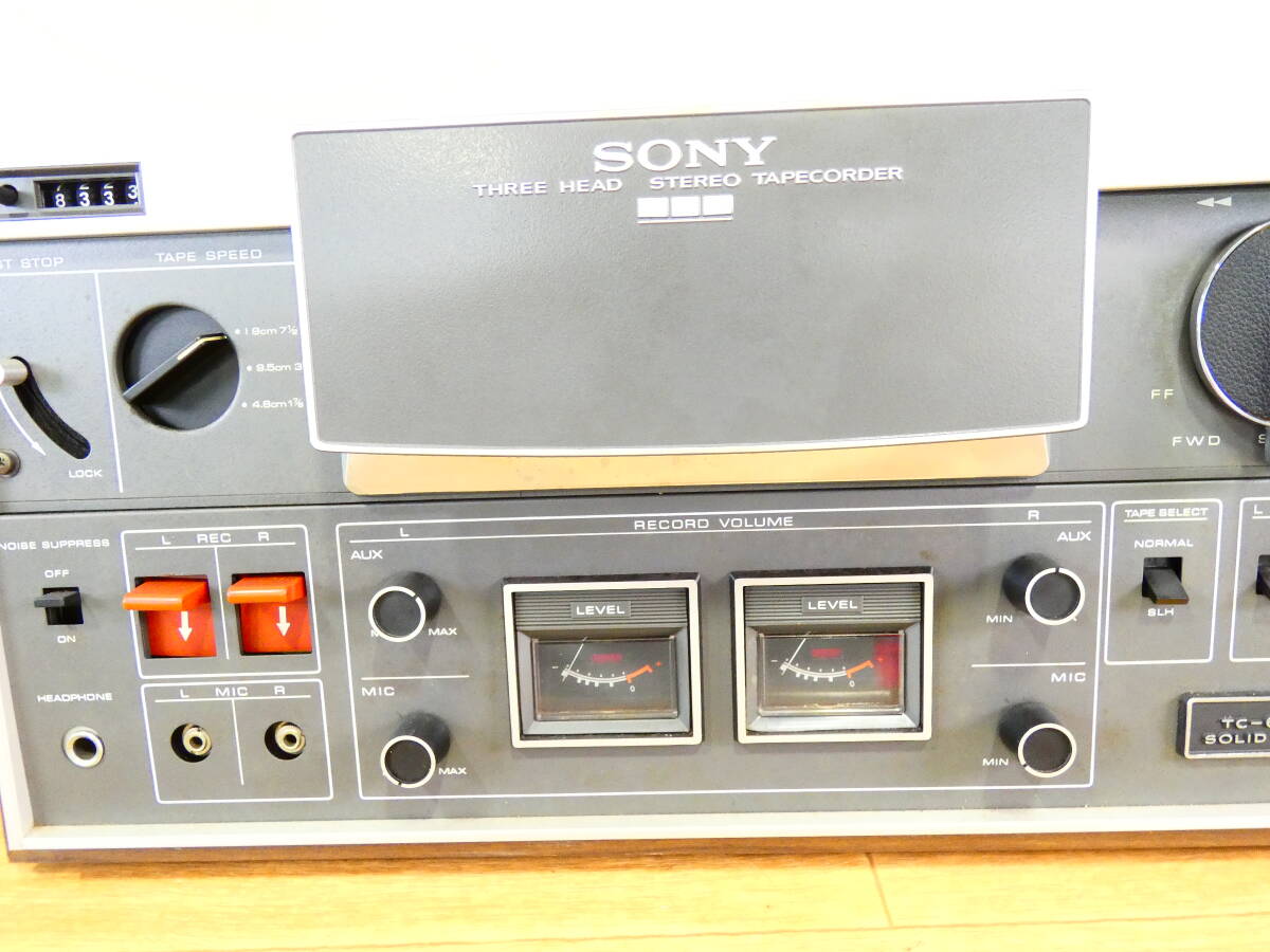 SONY ソニー TC-6360 テープレコーダー オープンリールデッキ オーディオ機器 ※ジャンク ＠120(5)_画像4