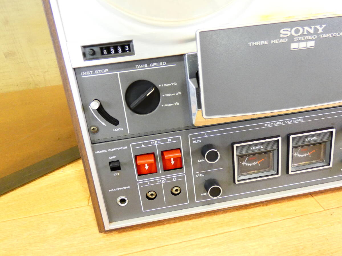 SONY ソニー TC-6360 テープレコーダー オープンリールデッキ オーディオ機器 ※ジャンク ＠120(5)_画像6