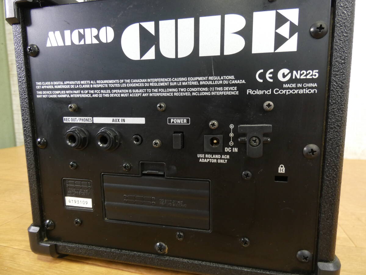 Roland Roland amplifier MICRO CUBE micro Cube guitar amplifier N225 sound equipment @80(5)