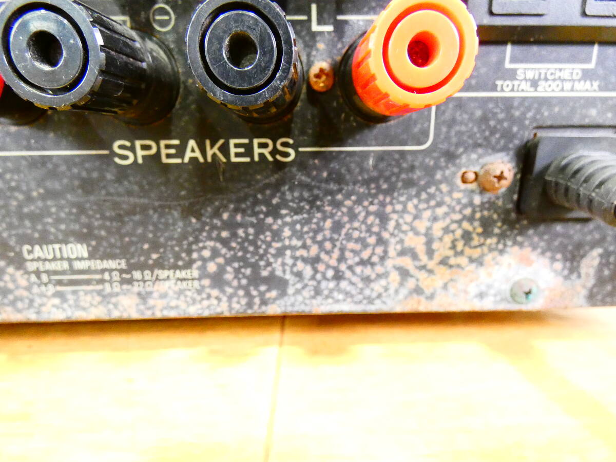 PIONEER パイオニア A-535 プリメインアンプ 音響機器 オーディオ ※ジャンク/通電OK！ @100 (5)_画像5