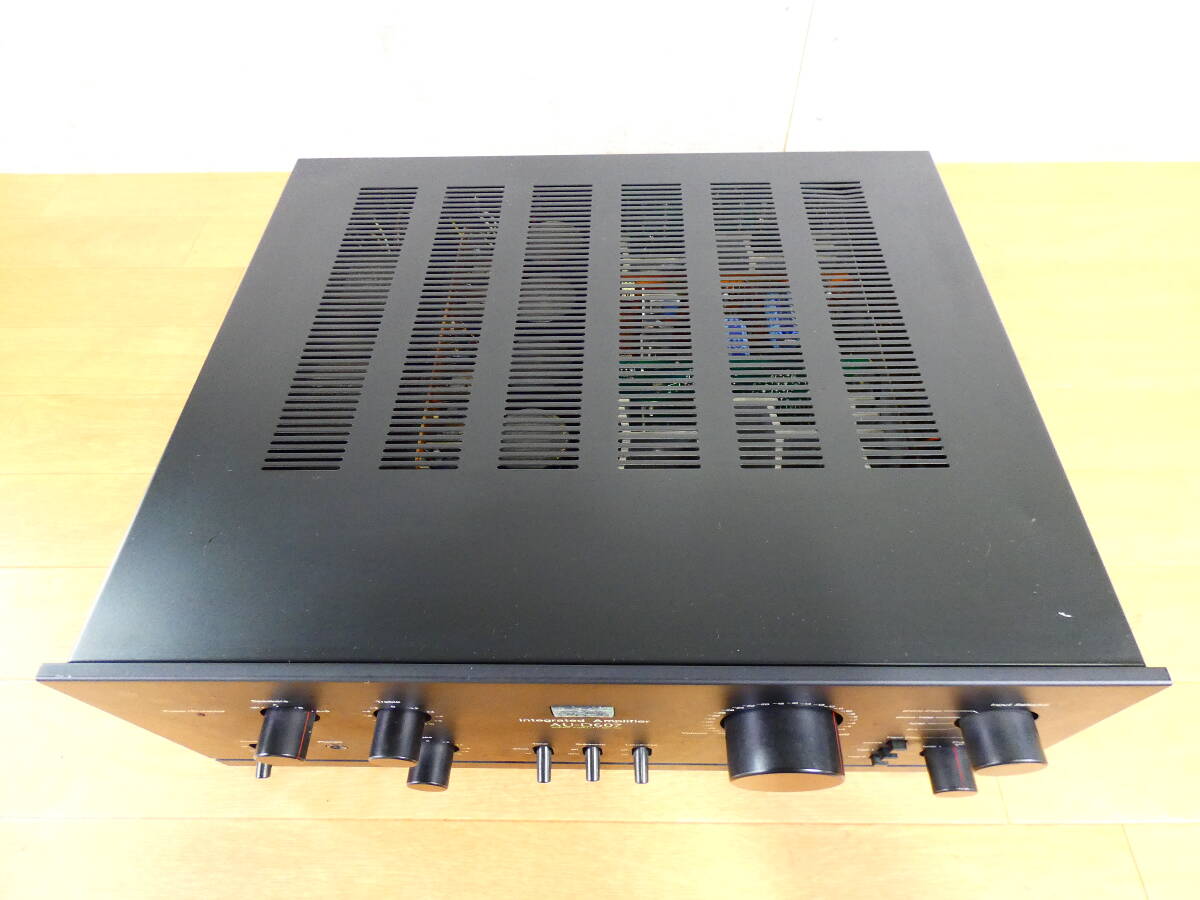 SANSUI Sansui AU-D607 pre-main amplifier sound equipment audio * Junk / electrification OK! @120 (5)