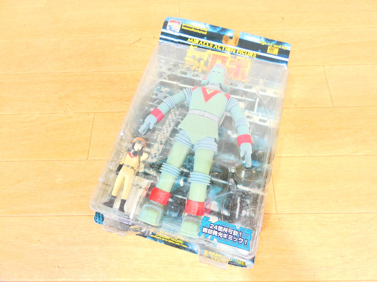 * нераспечатанный meti com * игрушка MAF/ miracle action фигурка No.30 Giant Robo полная высота примерно 220mm. промежуток Daisaku подросток приложен 24 место передвижной @80(5)