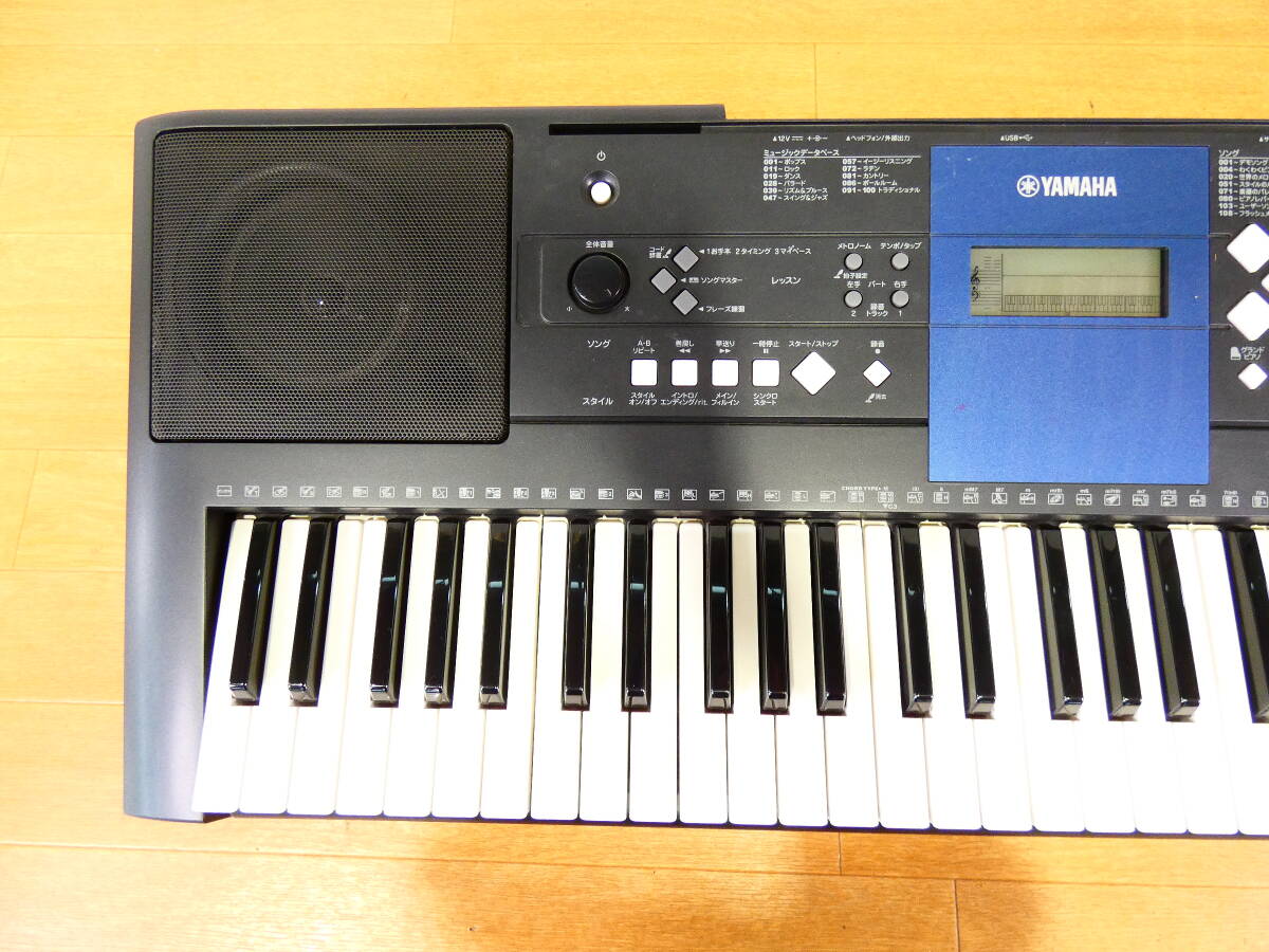 【S) USED!YAMAHA 電子ピアノ PSR-E333★ヤマハ/キーボード/鍵盤楽器 ※現状品＠170（5）】_画像4