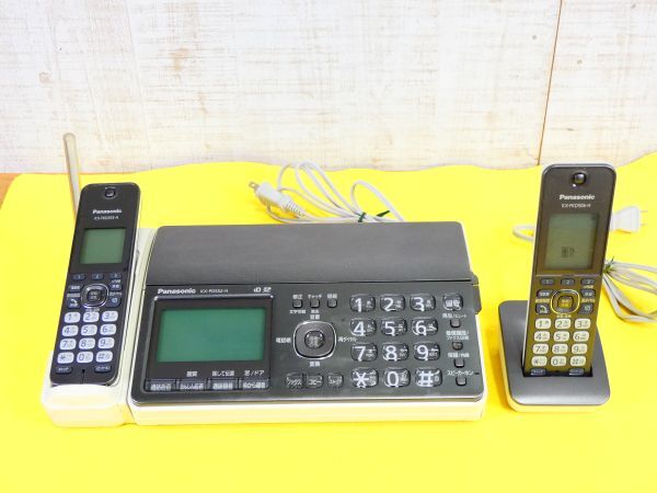 Panasonic Panasonic personal faksKX-PD552DL telephone machine cordless handset / with charger * junk treatment @80(5)