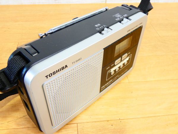 TOSHIBA 東芝 TY-SHR3 ty-shr3 FM AM SW ポータブルラジオ NIKKEI 3バンド 3バンドラジオ ＠60(5)_画像4