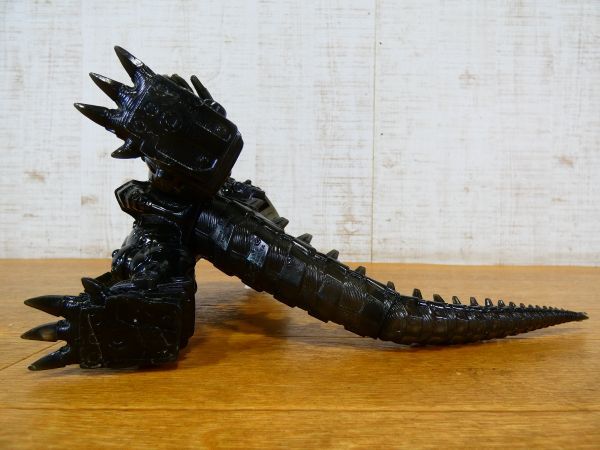 (G5-63)* Bandai Godzilla sofvi figure Movie Monstar series Mechagodzilla 2004 - -ply . equipment type - clear black 30cm tag attaching @80