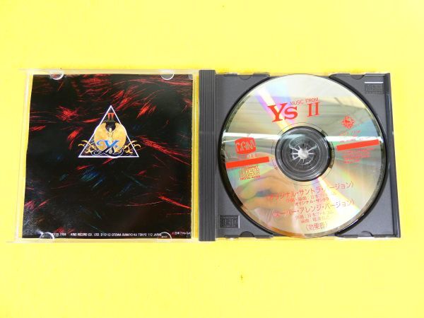 ゲーム音楽CD 「 MUSIC FROM Ys Ⅱ（ミュージック・フローム・イースⅡ）」 K32X 7704 @送料180円_画像3