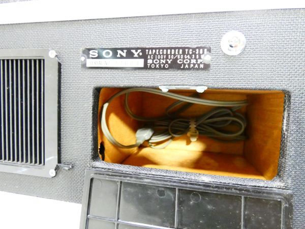 SONY TAPECORDER TC-365 ソニー オープンリールデッキ テープレコーダー オーディオ機器 ※通電OK ジャンク＠120(5)_画像8