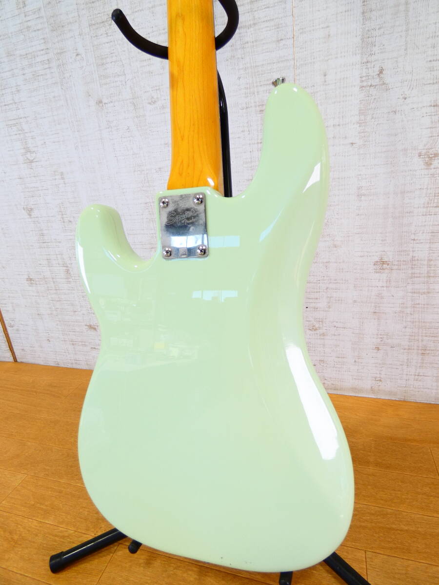 【S) USED!Squier by Fender エレキベース PRECISION BASS★スクワイヤー/フェンダー/プレベ/ケース付き ※現状品＠180（5）】_画像4