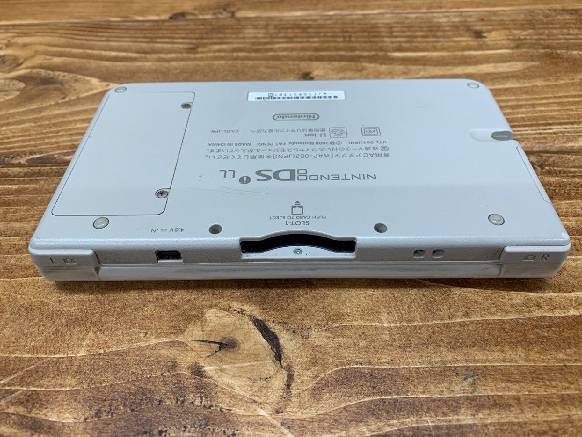 【H3-1081】任天堂 Nintendo DS i LL UTL-001(JPN) 白 ホワイト 本体 初期化済 ニンテンドー 現状品 東京引取可【千円市場】_画像6