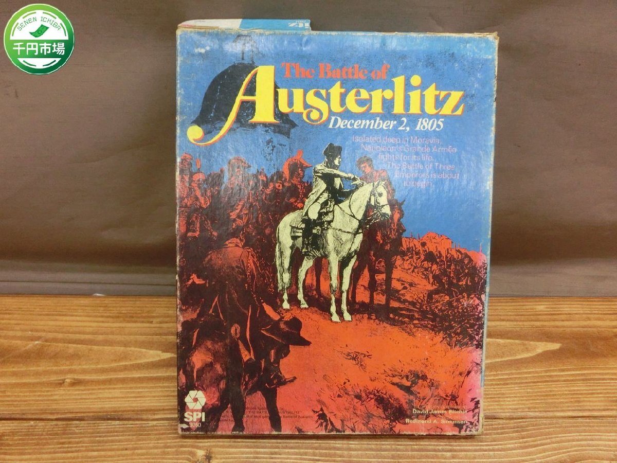 【T3-0159】希少 レア SPI The Battle of Austerlitz アウステルリッツの戦い ボードゲーム 現状品 東京引取可【千円市場】_画像1