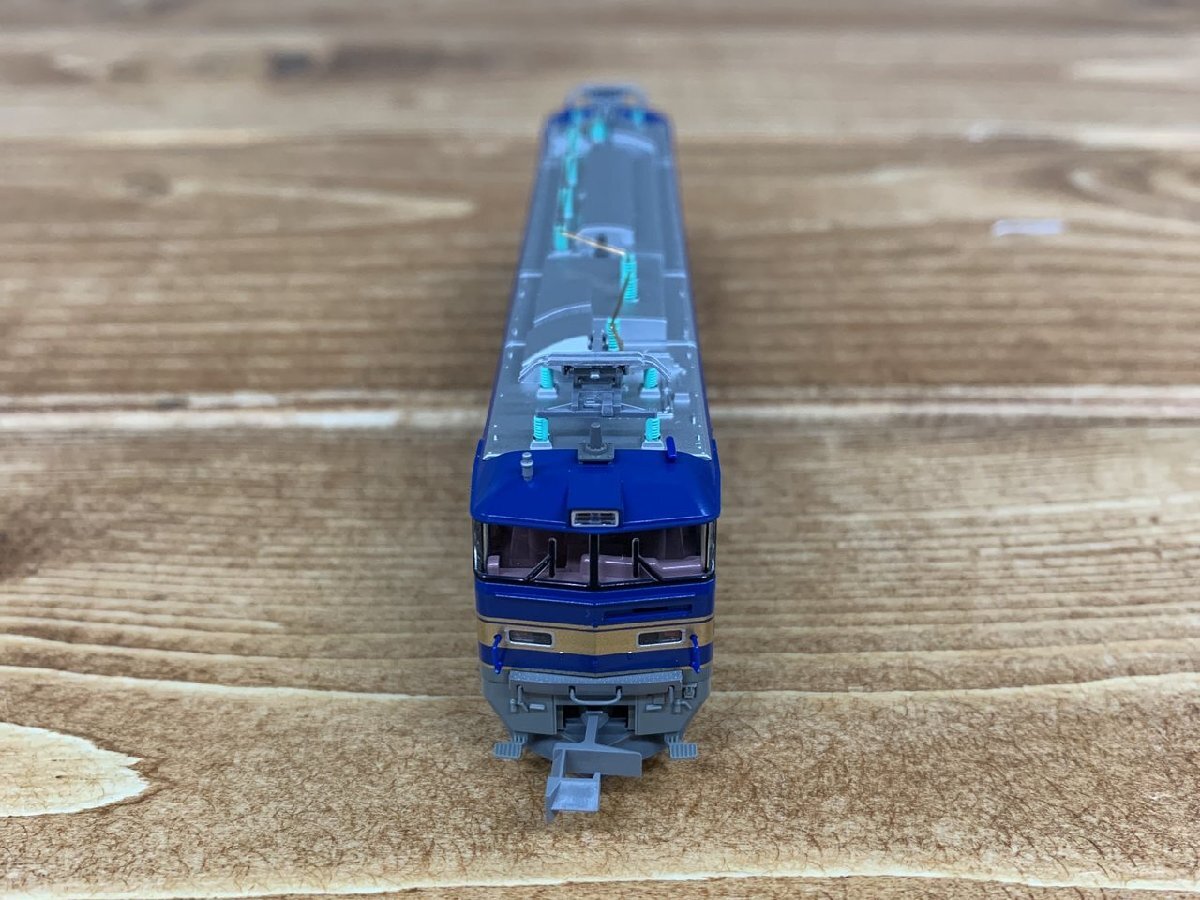 [T3-0210] N gauge KATO. water metal 3065-4 EF510 500 JR cargo color blue to rain case attaching N-GAUGE railroad model Tokyo pickup possible [ thousand jpy market ]