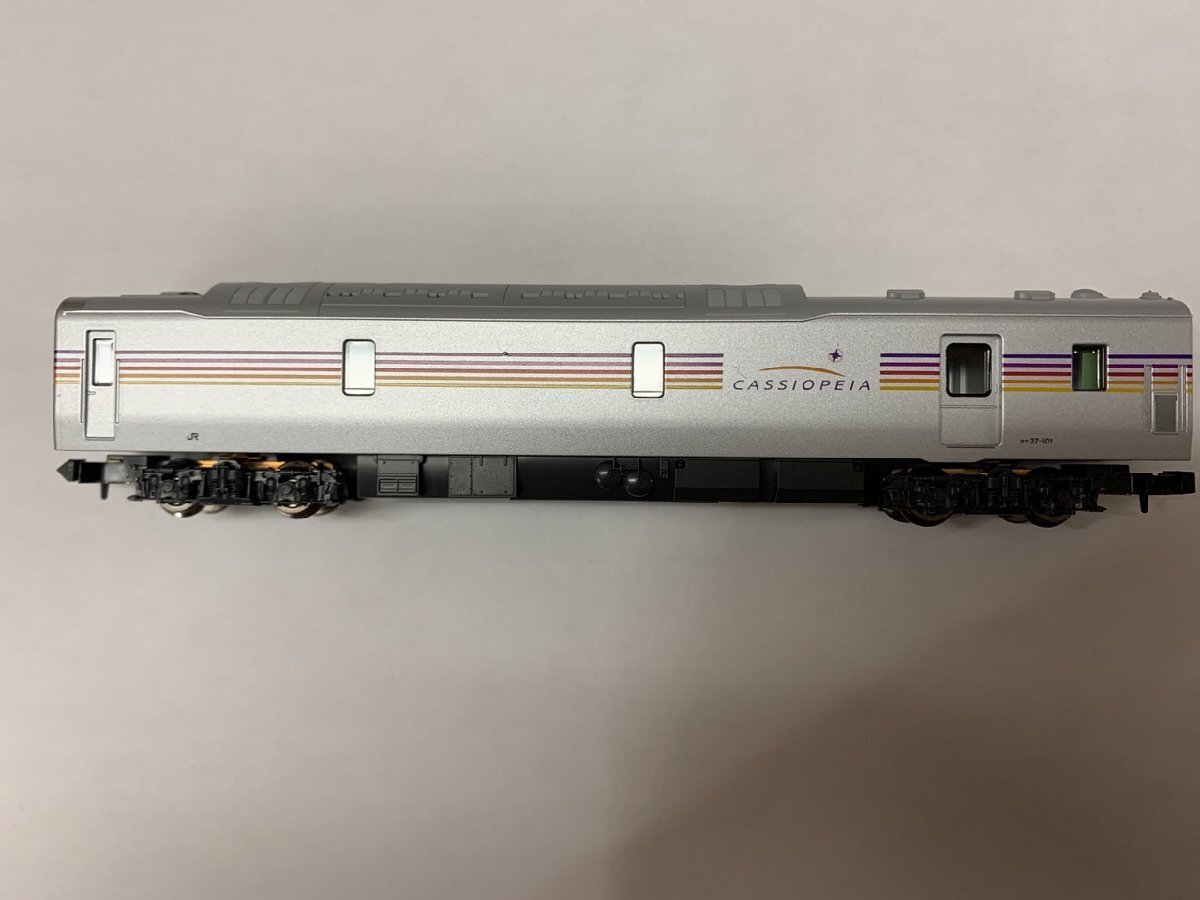 【T3-0217】Nゲージ Tomix トミックス 8541 JR客車 カヤ27 500形 カシオペア M ケース付 N-GAUGE 鉄道模型 現状品 東京引取可【千円市場】_画像2