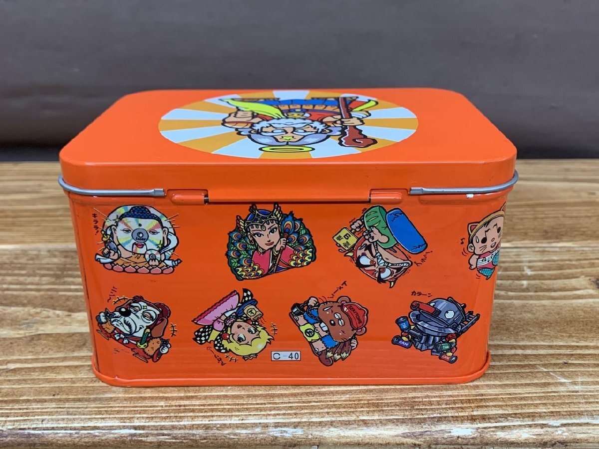 [WB-0462] retro that time thing Bikkuri man can case box approximately 15x10.5x8.5cm collection present condition goods Tokyo pickup possible [ thousand jpy market ]
