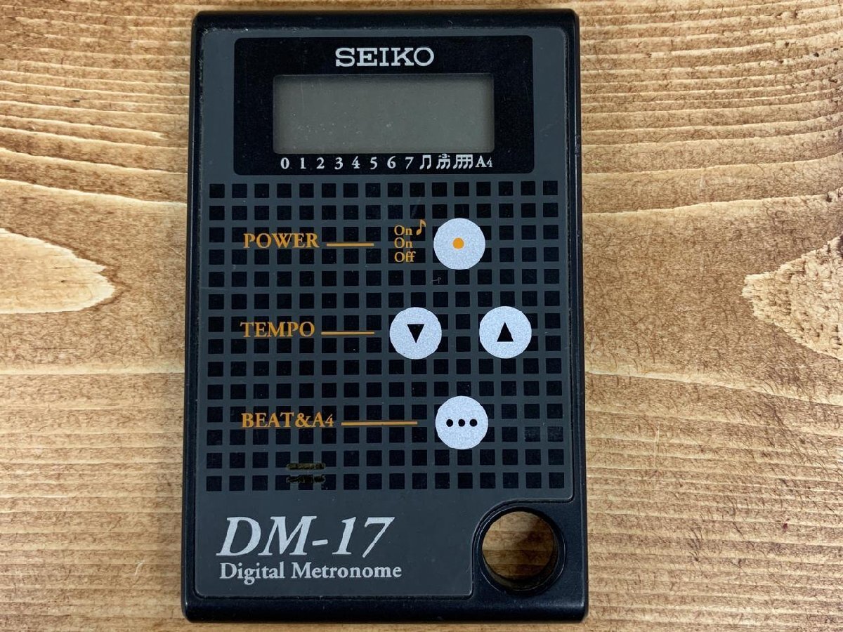 [WB-0532]SEIKO Seiko DM-17 Digtal Metronome digital metronome Tokyo pickup possible [ thousand jpy market ]