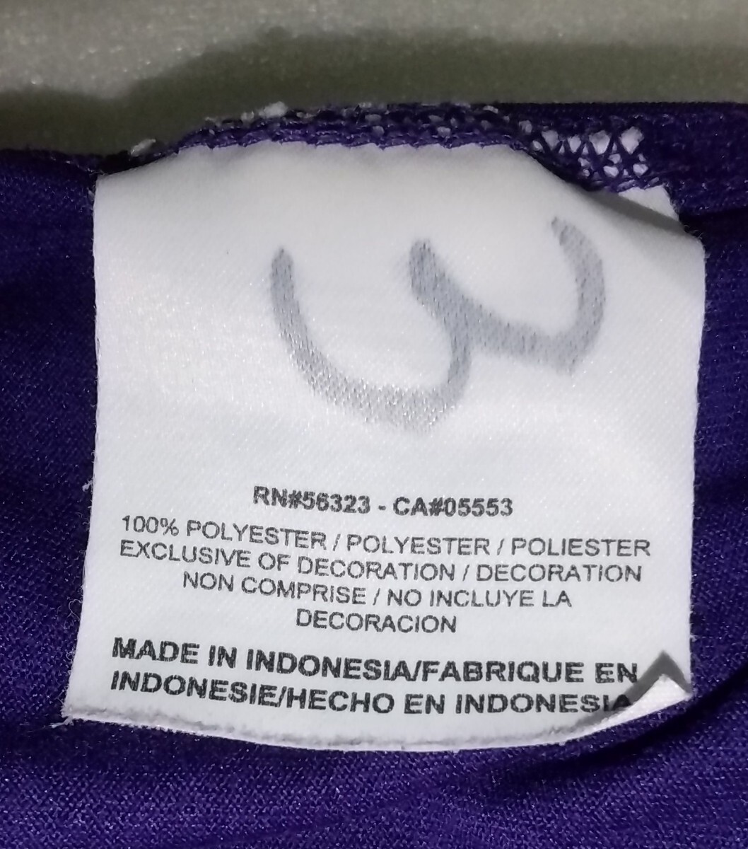 ☆NIKE.com ナイキ 長袖 Tシャツ サイズ L UK42/44 スポーツ ロング ティー DRI-FIT 紫色グレイGLAY 肩幅 約46身幅56袖丈67身丈73cm 約200g_※品質表示タグに書き込みがあります。