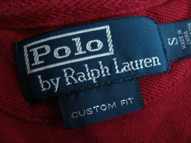 Polo Ralph Lauren ポロラルフローレン ビッグポニー 鹿の子 ポロシャツ レッド (S)_画像8