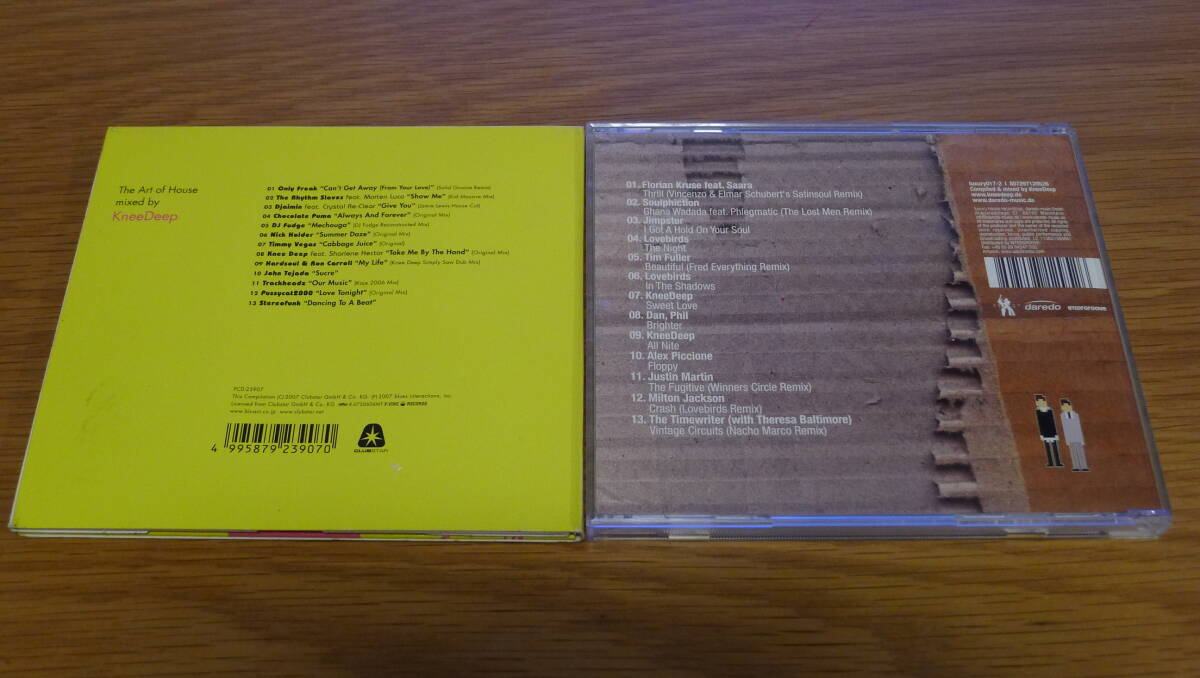 Knee Deep MixCD 2作セット The Art Of House, House This? / Lovebirds, Freerange, Nick Holder, John Tejada, Jimpster Milton Jackson