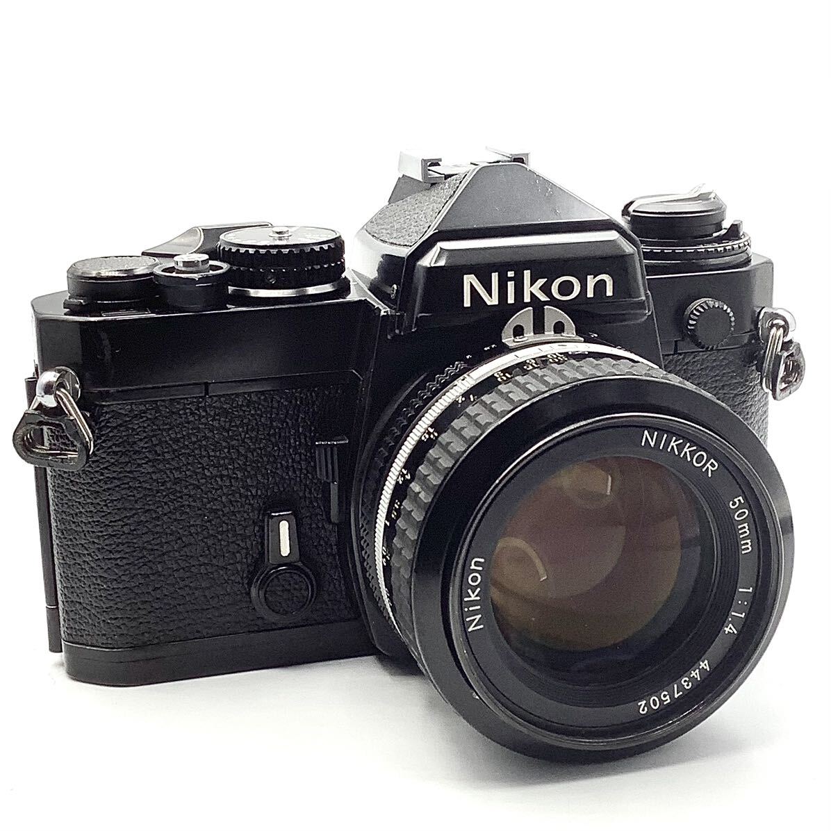 【 整備済・動作保証 】Nikon ニコン FE ブラックペイント ／ Ai NIKKOR 50mm f1.4 _画像2