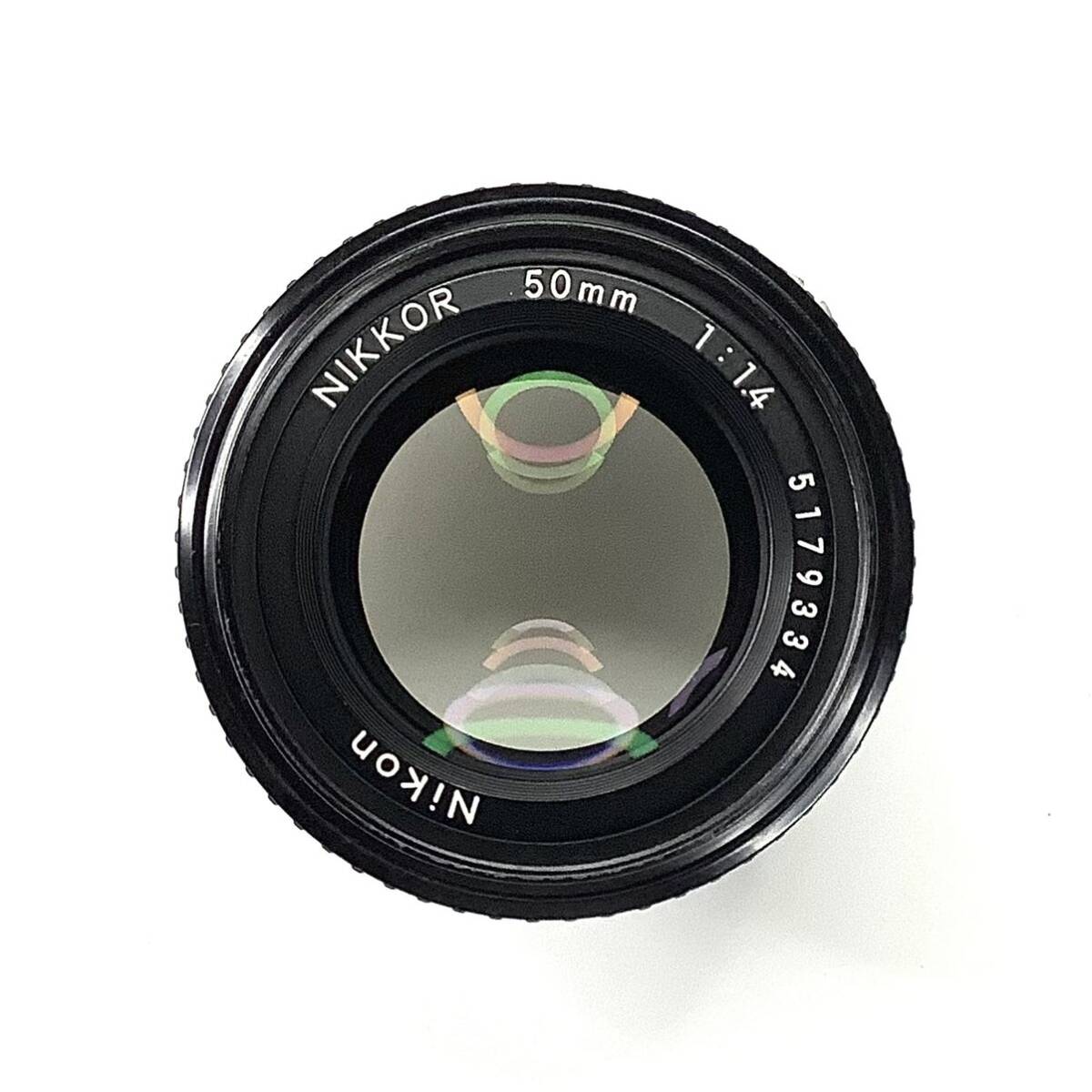 【 整備済・動作保証 】Nikon ニコン FE ブラックペイント ／ Ai-S NIKKOR 50mm f1.4 _画像7