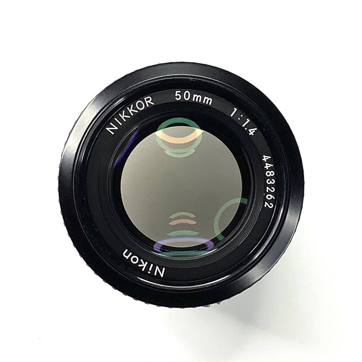 【 整備済・動作保証 】Nikon ニコン FE ブラックペイント ／ Ai NIKKOR 50mm f1.4 _画像7