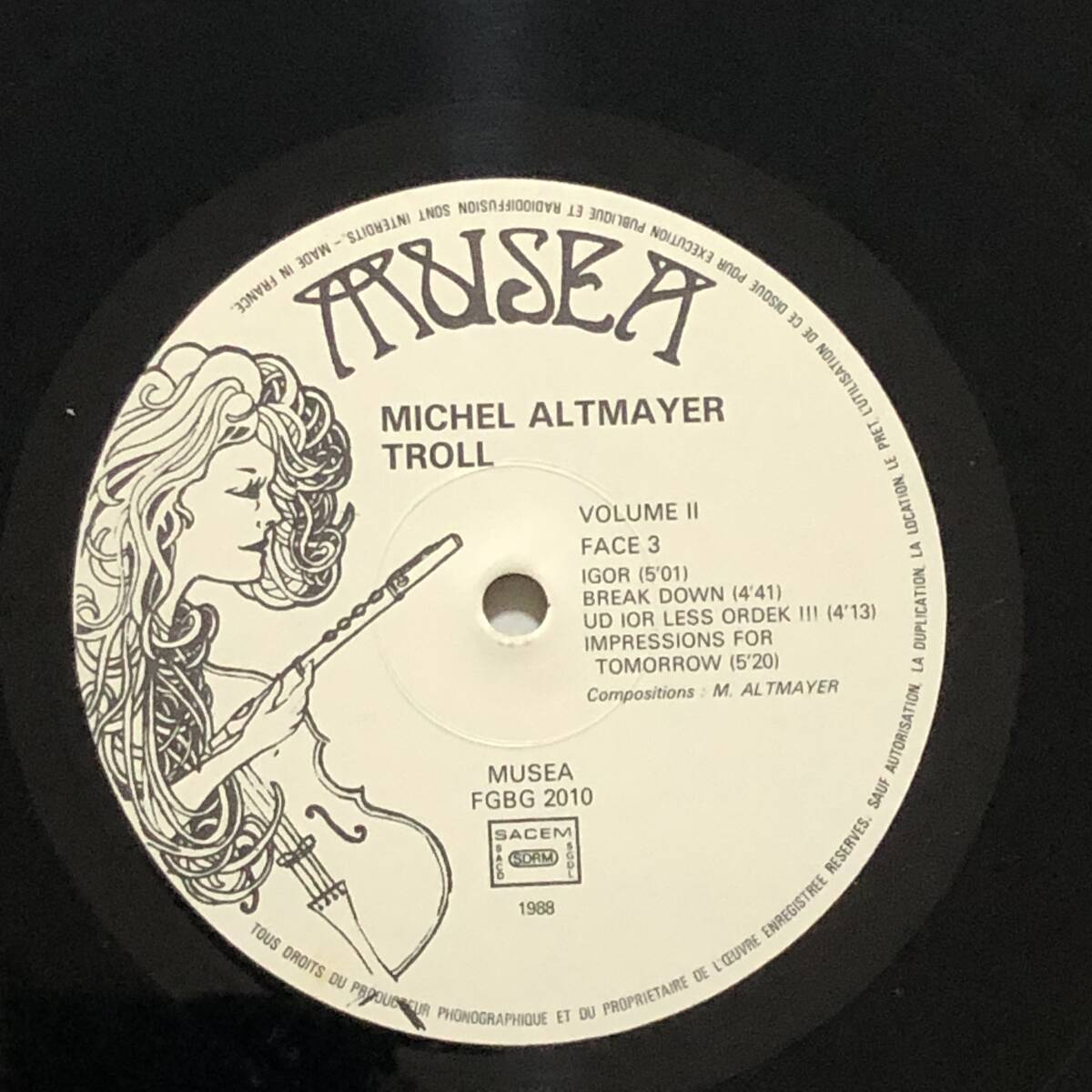 ★仏 Orig【Michel Altmayer/Troll Vol. 2】★_画像6