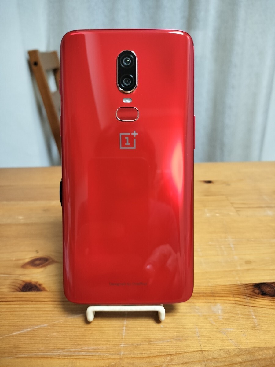 OnePlus6★Android11★SnapDragon845/RAM8G/ROM128G★Lava Red Edition★バッテリー新品交換済★美品★_画像6