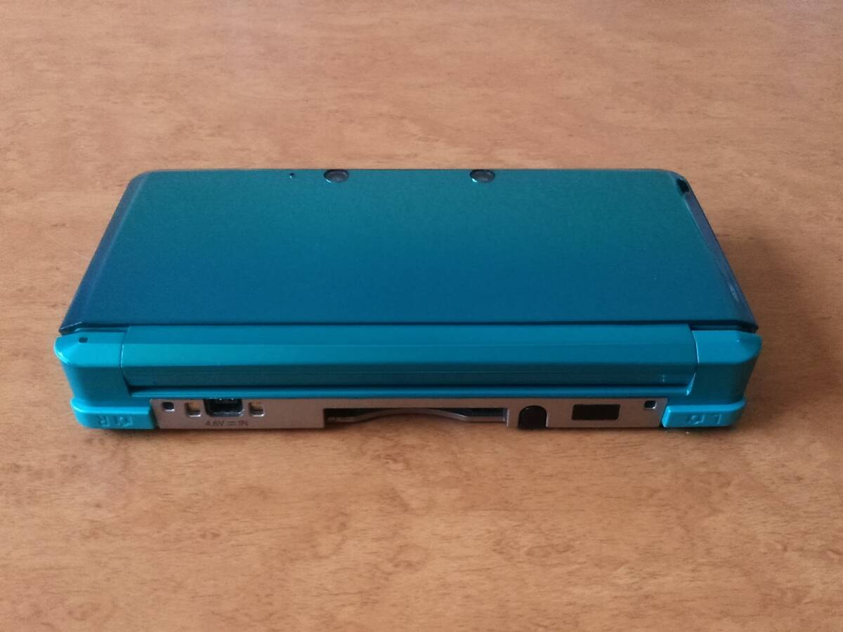 動確済　人気色＆貴重Ver　3DS　中古　アクアブルー　貴重9.2.0-20 J　MH4G・8GB・ペン付　タッチパネルほぼ無傷　1円から送料安　同梱可_画像9