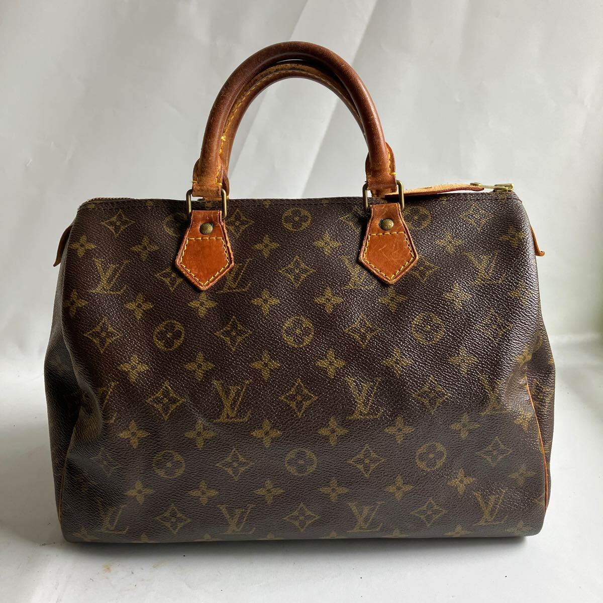 ○【500円スタート】LOUIS VUITTON ルイヴィトン M41526 スピーディ30 ハンドバッグ モノグラム・キャンバスの画像2