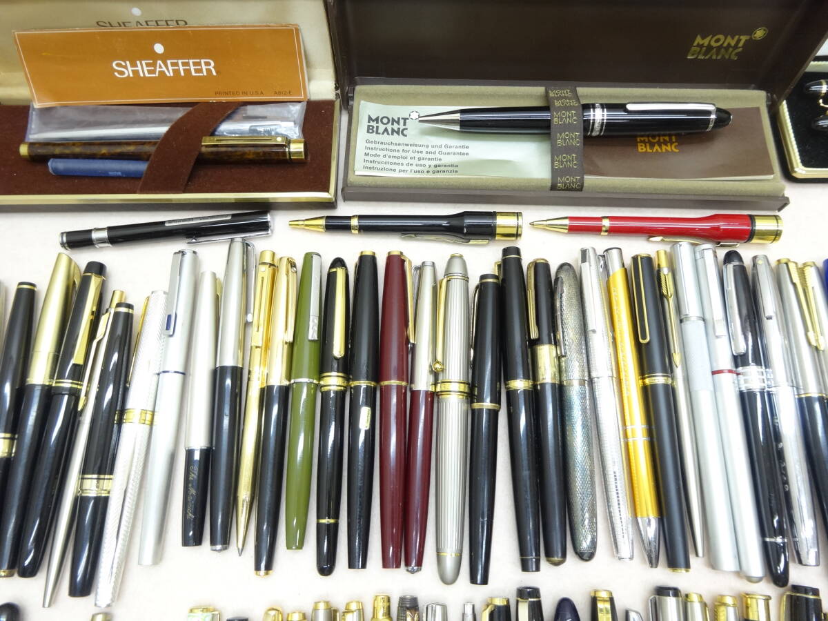 Ｌ☆万年筆 ボールペン 大量 PILOT PARKER Mont Blanc SHEAFFER _画像7