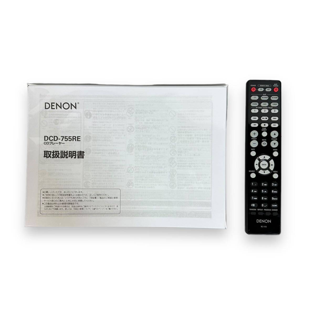 【極美品】DENON デノン Denon CDプレーヤー エントリークラス プレミアムシルバー DCD-755RE SP シルバー