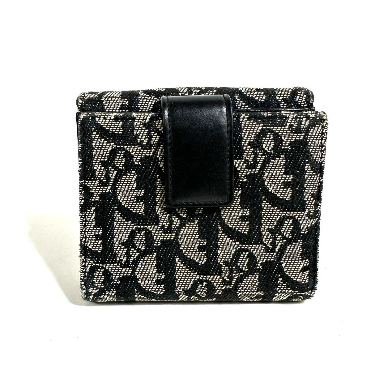 美品】Christian Dior ディオール トロッター キャンバス レザー 美品】Christian Dior ディオール トロッター キャンバス レザー