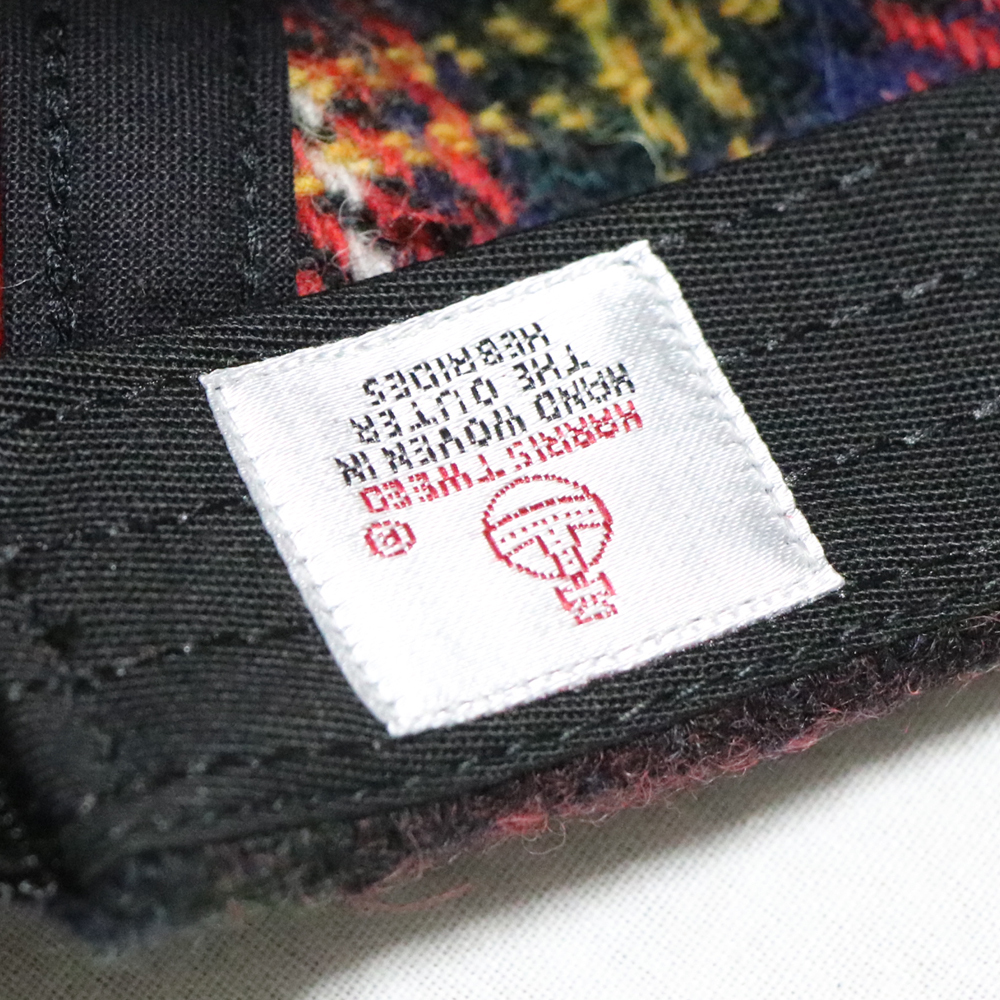 新品アメリカ オンライン購入 SUPREME シュプリーム Harris Tweed Camp Cap Red Plaid ツィードキャップ赤_画像5