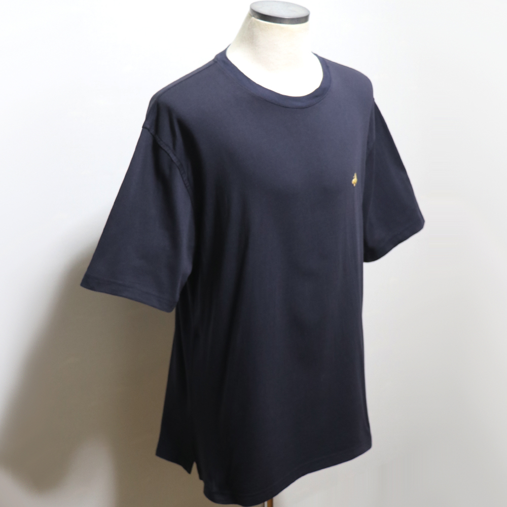 アメリカ購入品 USED品 BROOKS BROTHERS ブルックスブラザーズ ゴールデンフリース クルーネックＴシャツ 濃紺 XL