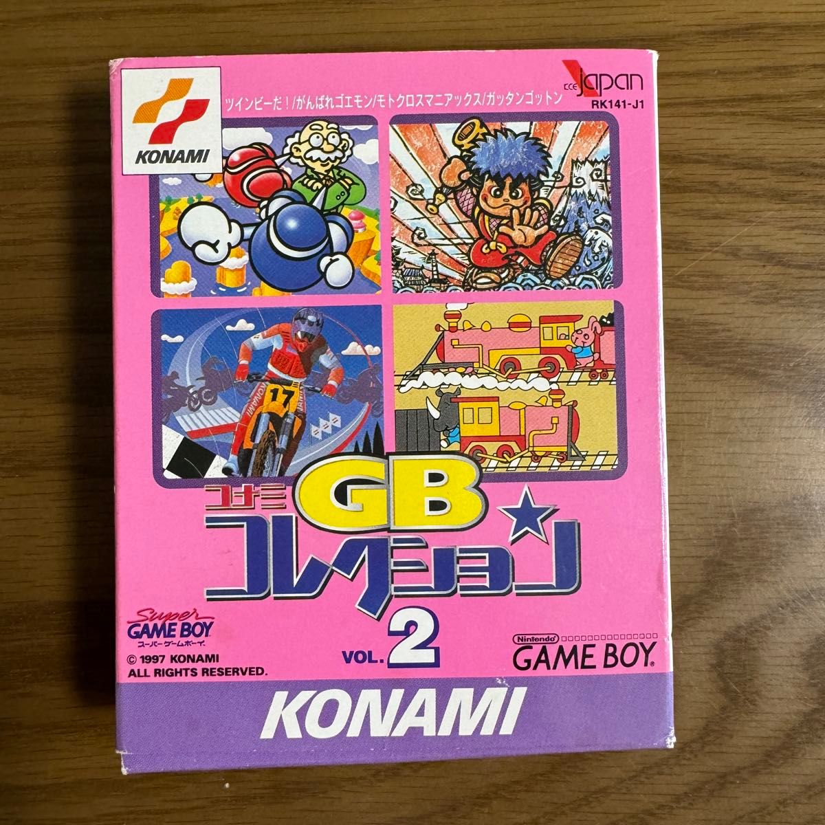 箱・取説付き】ゲームボーイ GAME BOY ソフトKONAMI GB 箱・取説付き】ゲームボーイ GAME BOY ソフトKONAMI GB