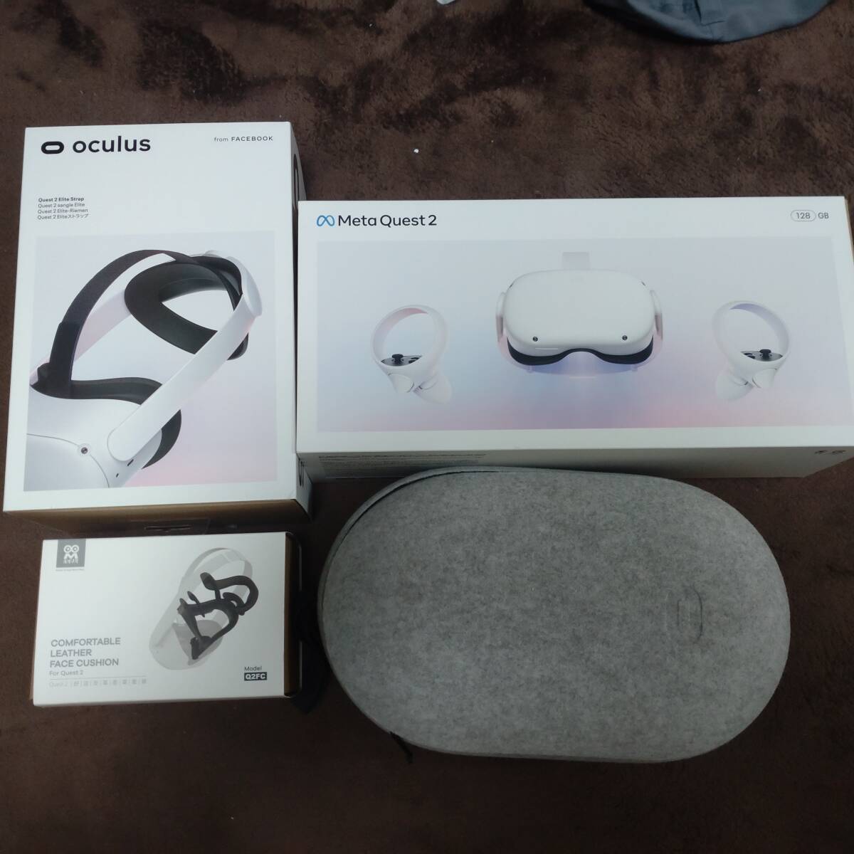 Meta Quest2 128GBmeta Quest 2 VR head mounted display electrification verification OKokyulas accessory have Q2FC Erite case present condition goods.