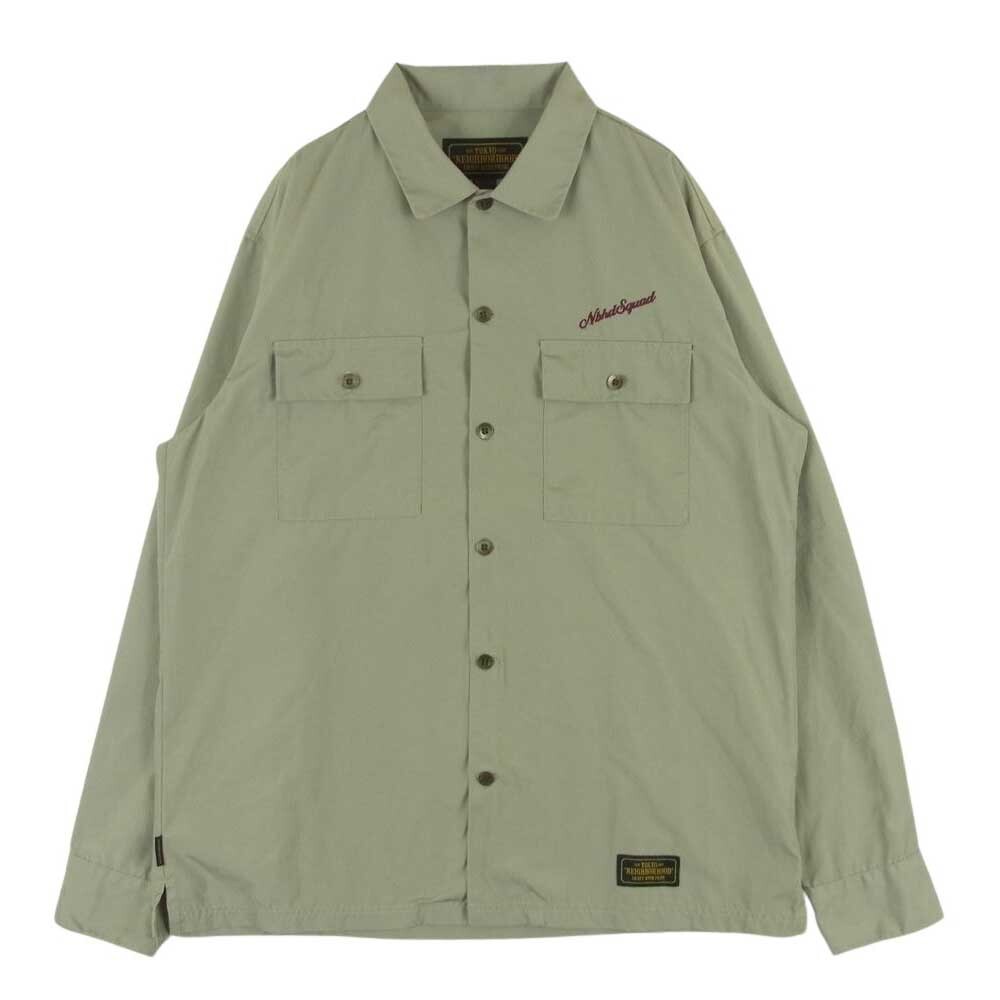 NEIGHBORHOOD ネイバーフッド 20SS 201TSNH-SHM11 CLASSIC WORK/EC-SHIRT.LS クラシック ワーク シャツ 長袖 M【中古】_画像1